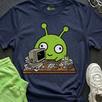 Office Drone Alien T-shirt