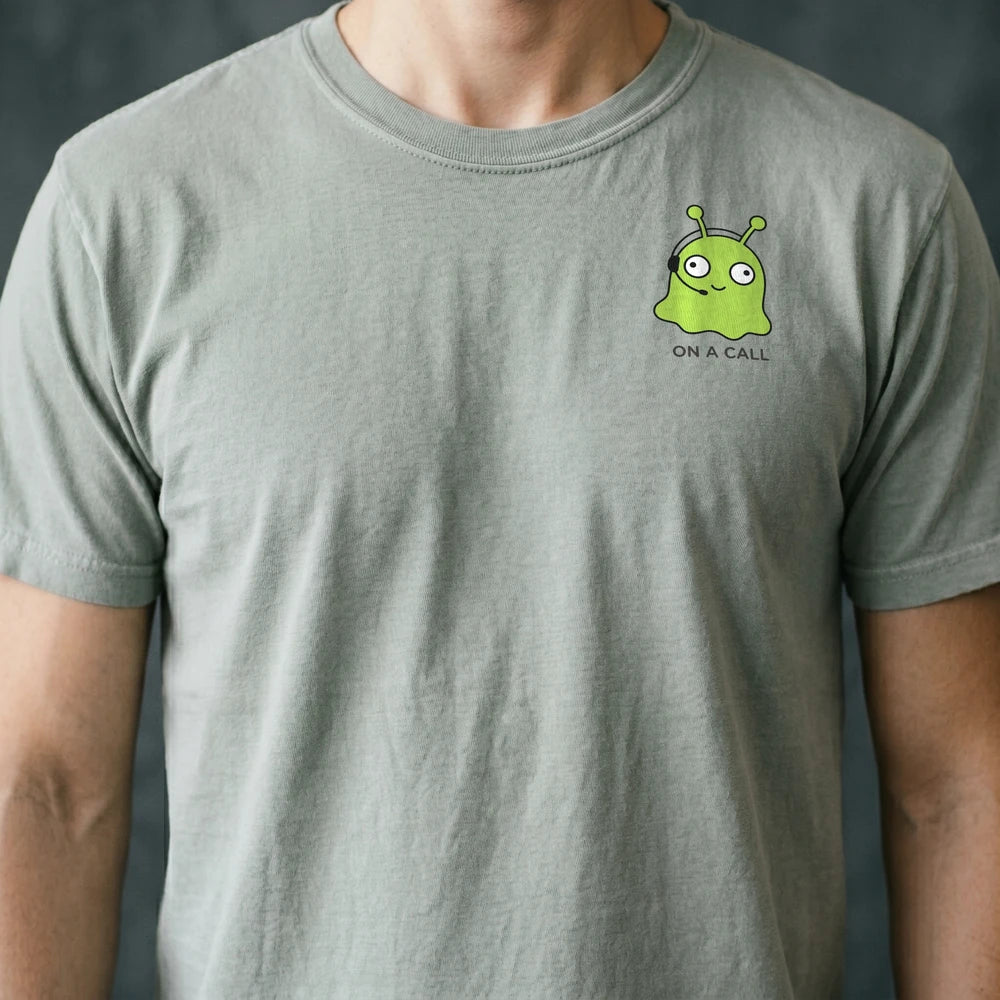 On a Call Alien T-shirt