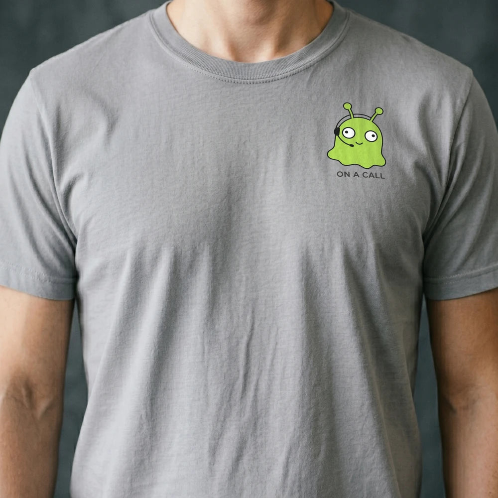 On a Call Alien T-shirt