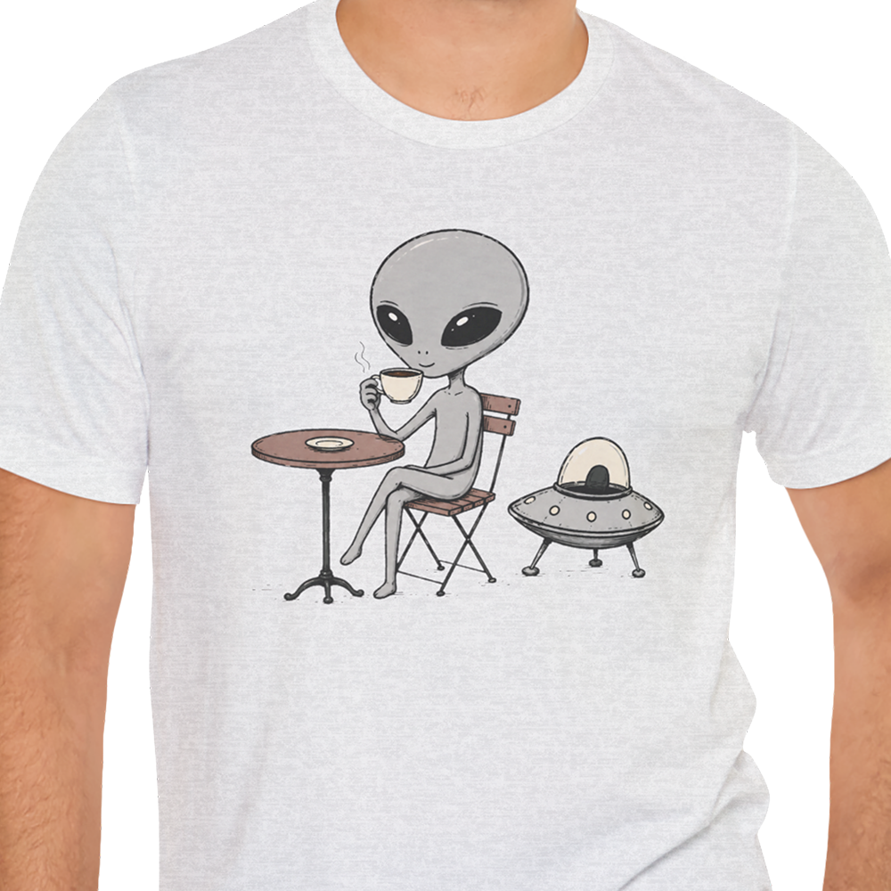 Café Break Alien T-shirt