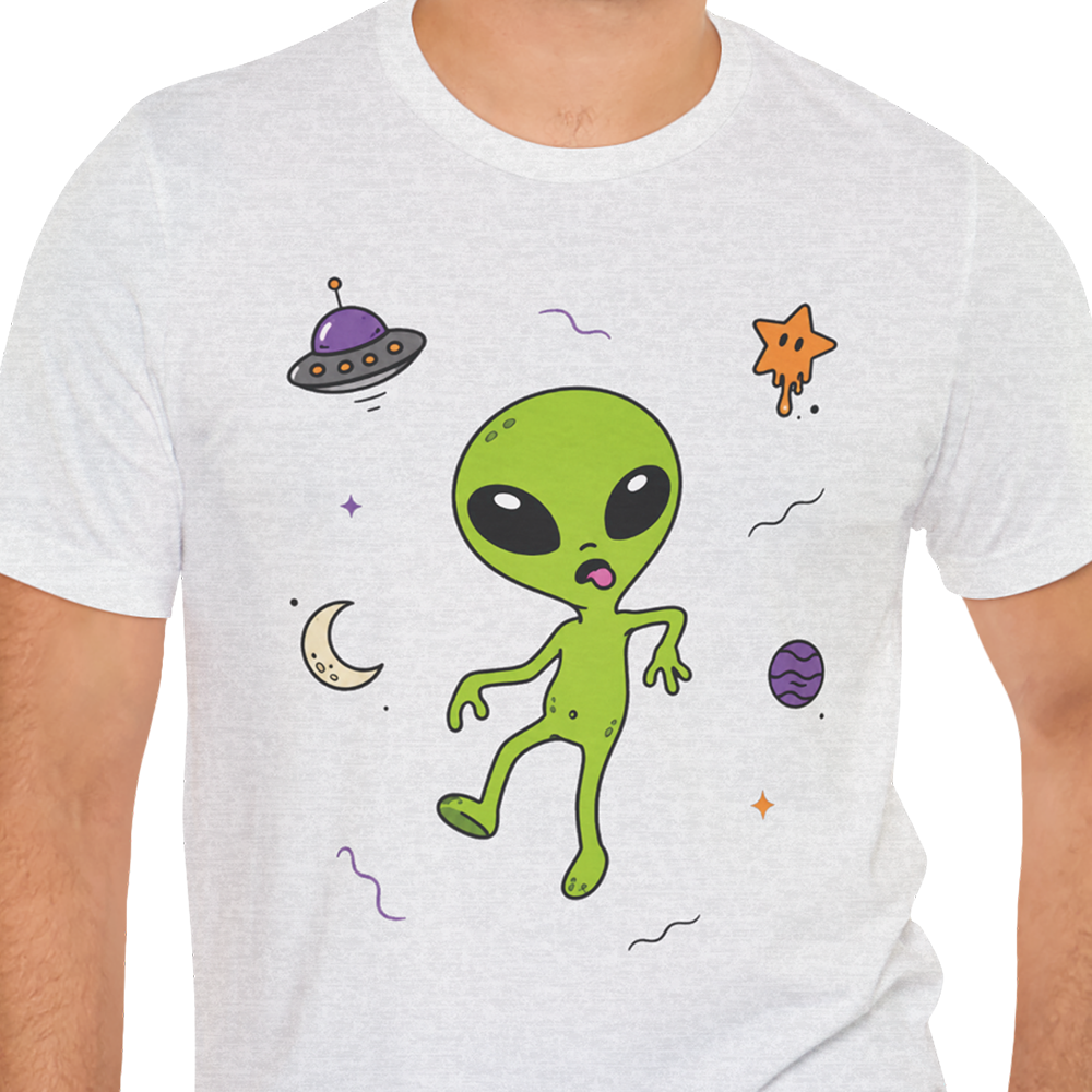 Space Walk Alien T-shirt