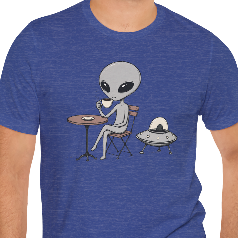 Café Break Alien T-shirt