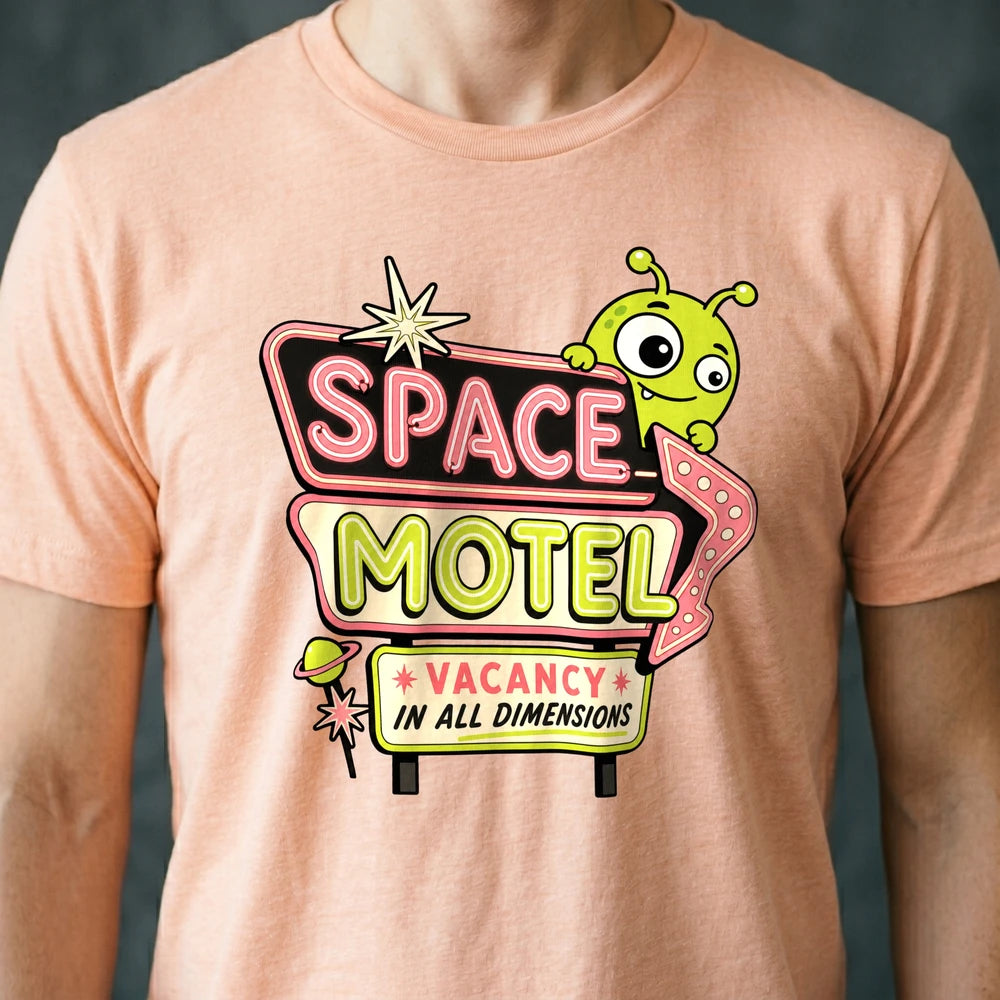 Space Motel Alien T-shirt