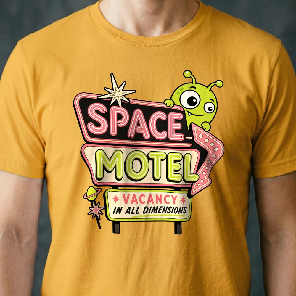 Space Motel Alien T-shirt