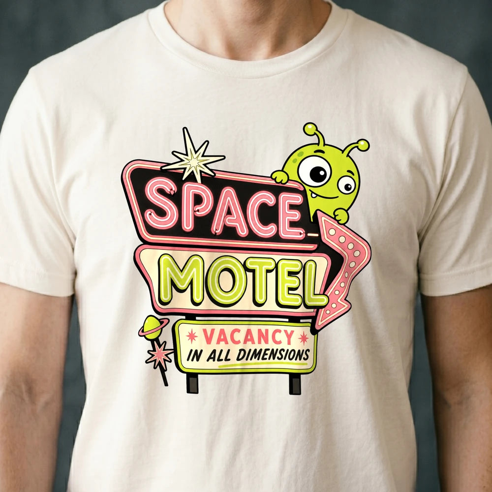 Space Motel Alien T-shirt
