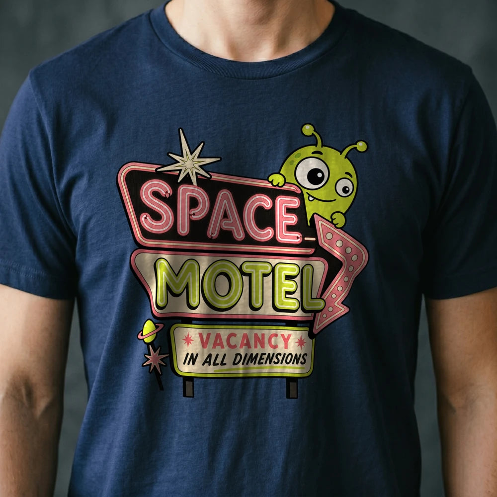 Space Motel Alien T-shirt