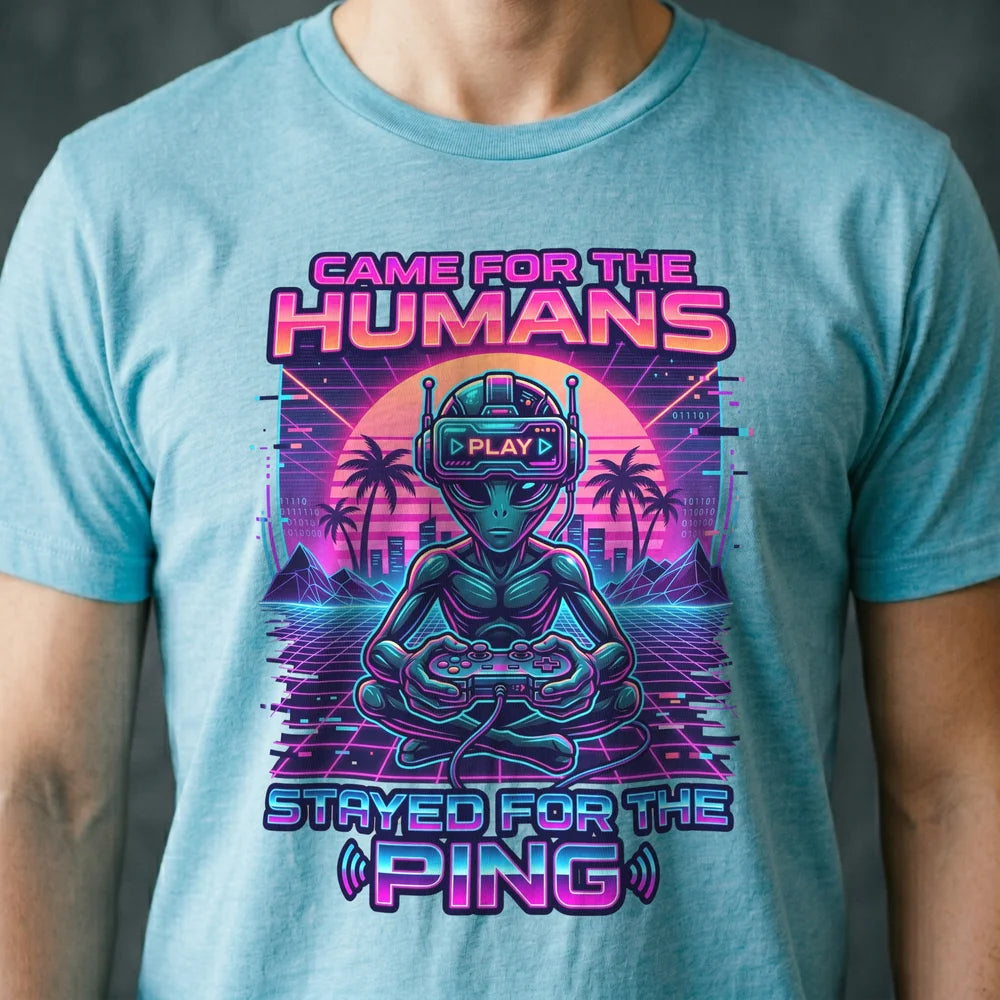 Stayed for the Ping Alien T-shirt