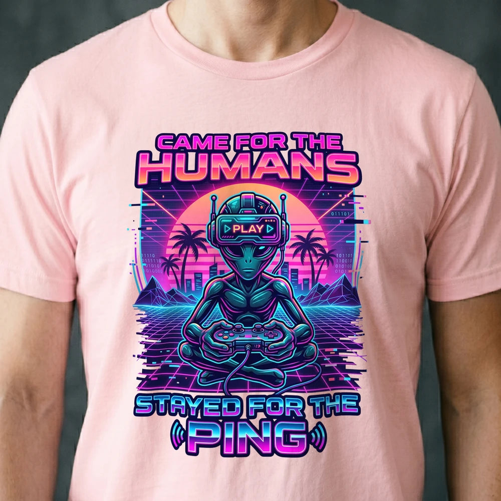 Stayed for the Ping Alien T-shirt
