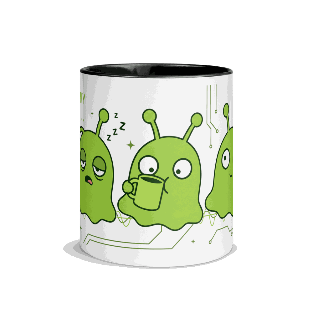Adjusting My Frequency Alien Mug