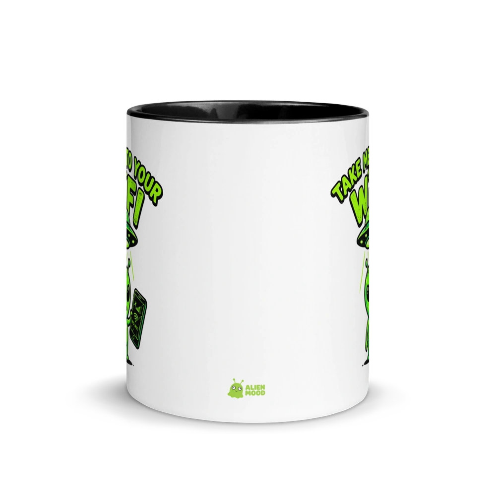 Take Me to Your WiFi Alien Mug