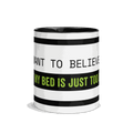 Bed Is Too Comfy Alien Mug