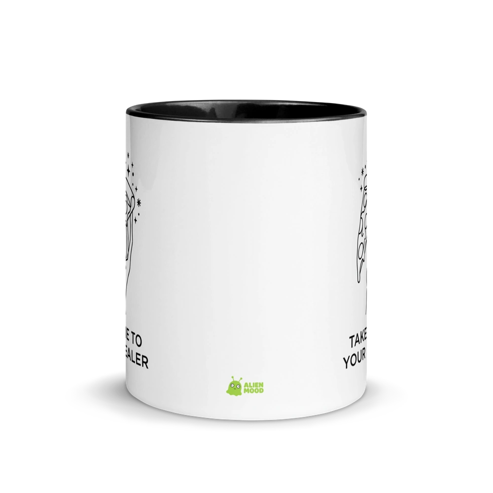 Take Me to Your Dealer Alien Mug