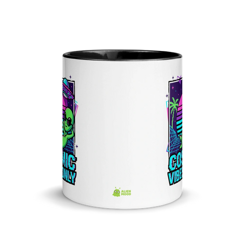 Cosmic Vibes Only Alien Mug