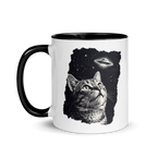 The Cat Saw Everything Alien Mug