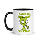 Came All This Way for Pizza Alien Mug