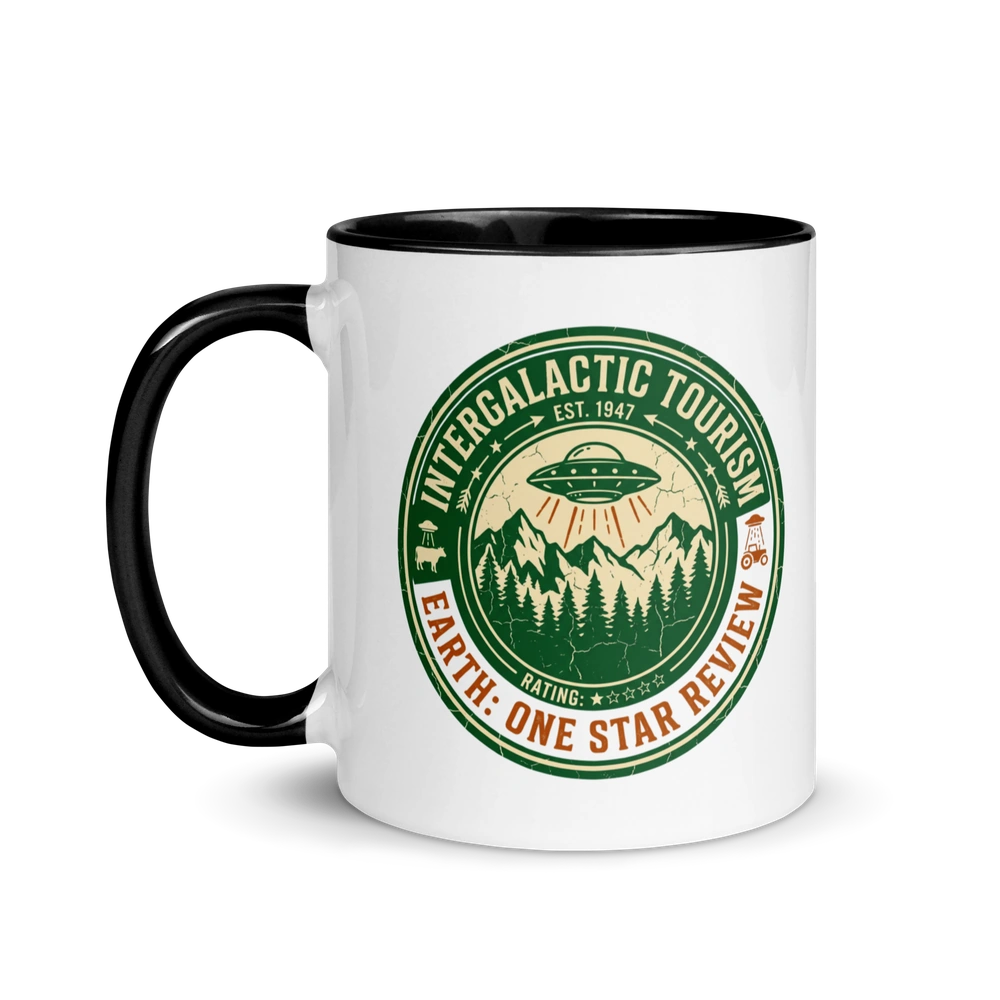 Intergalactic Tourism Alien Mug