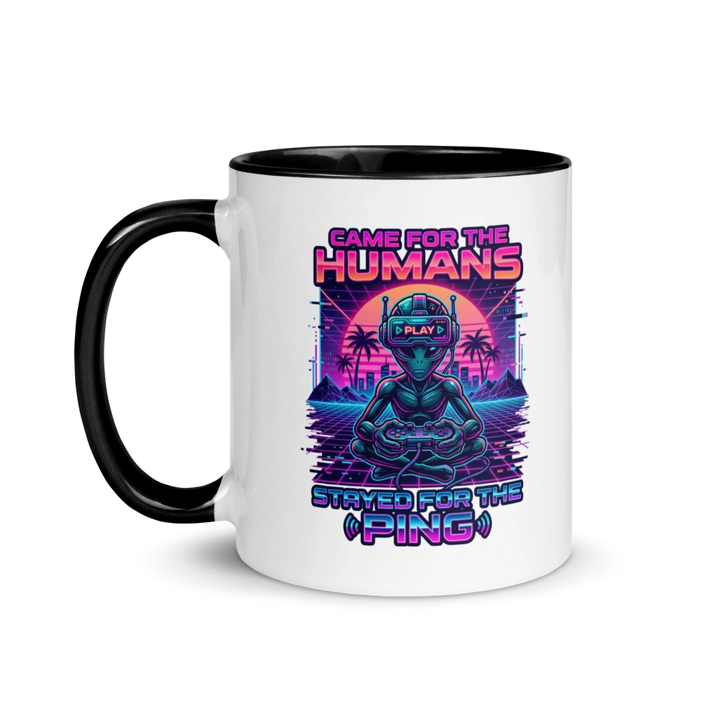 Stayed for the Ping Alien Mug