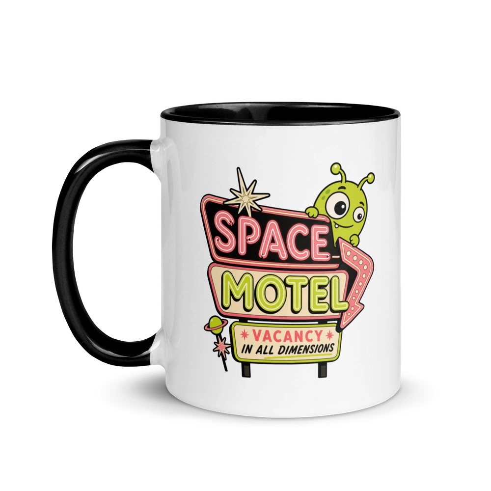 Space Motel Alien Mug