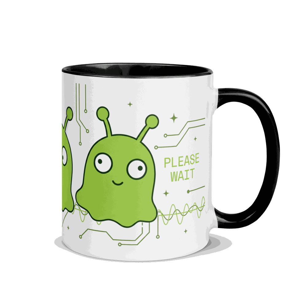 Adjusting My Frequency Alien Mug