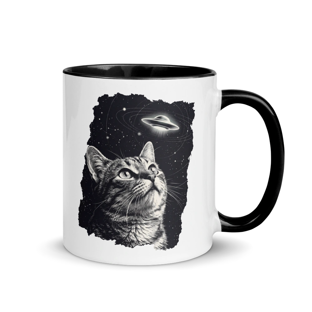 The Cat Saw Everything Alien Mug