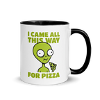 Came All This Way for Pizza Alien Mug