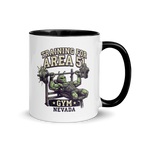 Training for Area 51 Gym Alien Mug