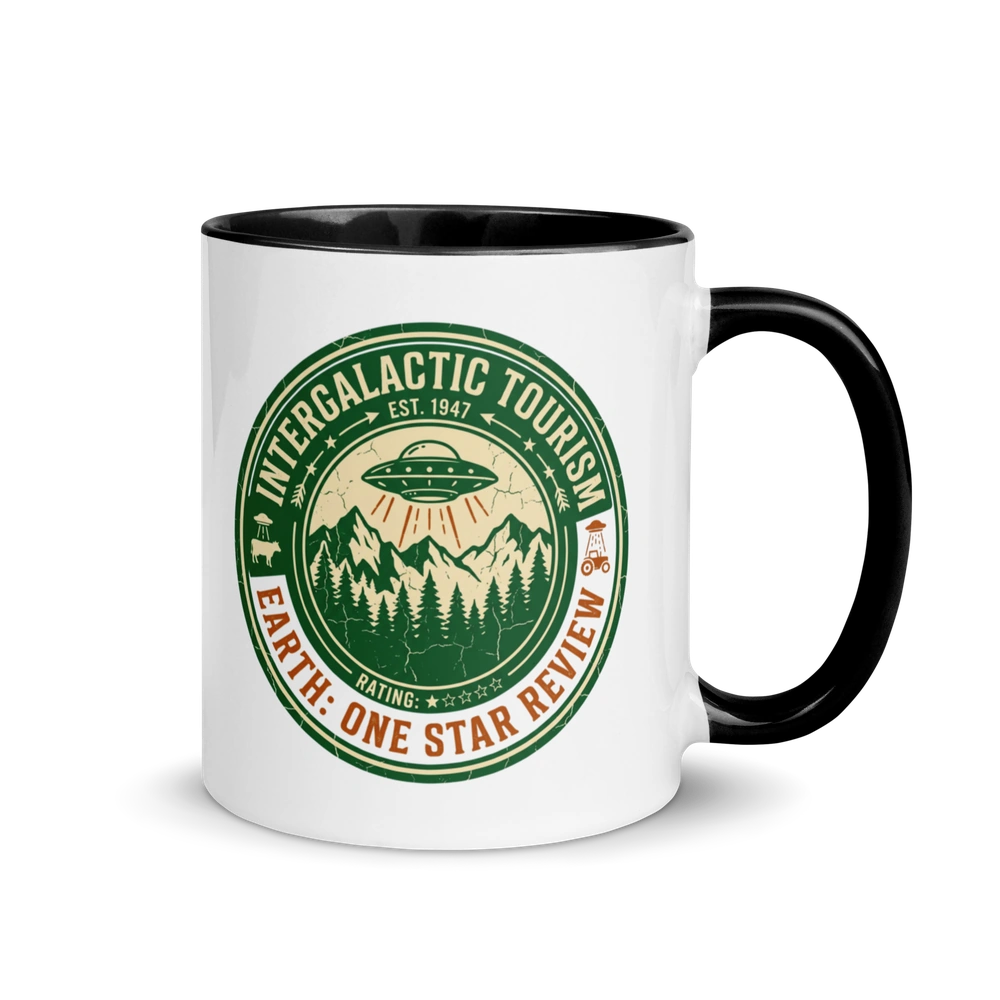 Intergalactic Tourism Alien Mug