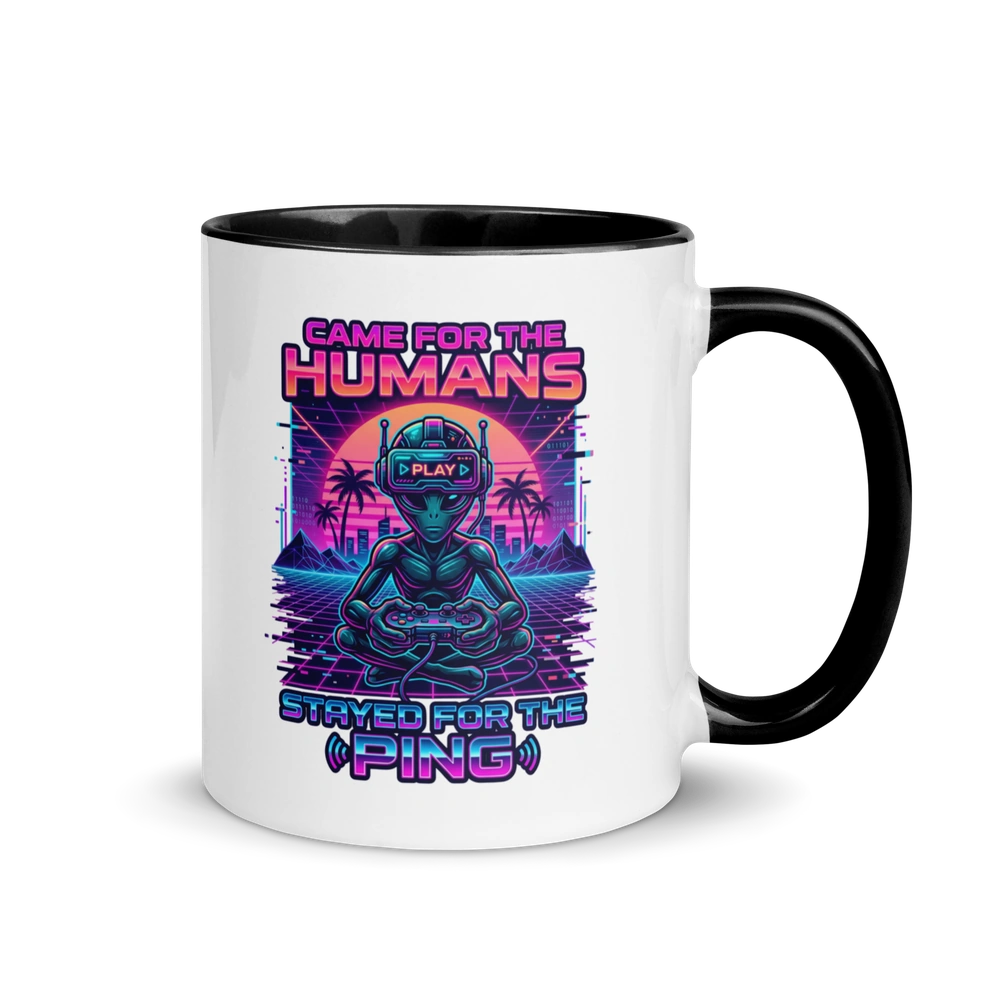 Stayed for the Ping Alien Mug