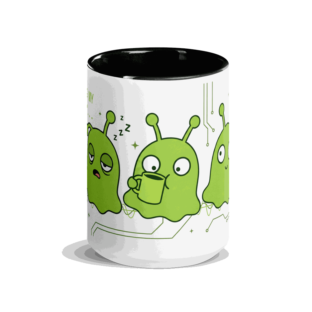 Adjusting My Frequency Alien Mug