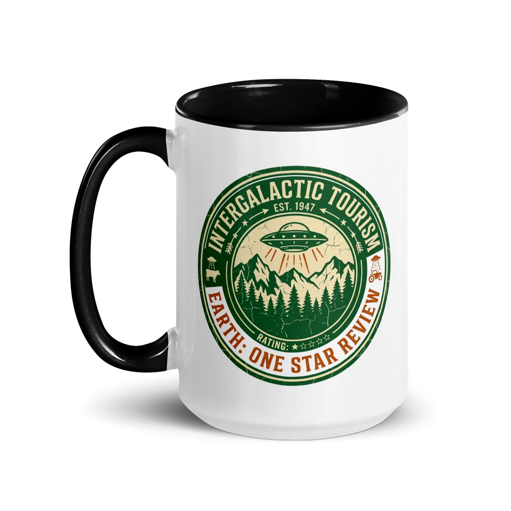Intergalactic Tourism Alien Mug