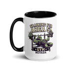 Training for Area 51 Gym Alien Mug