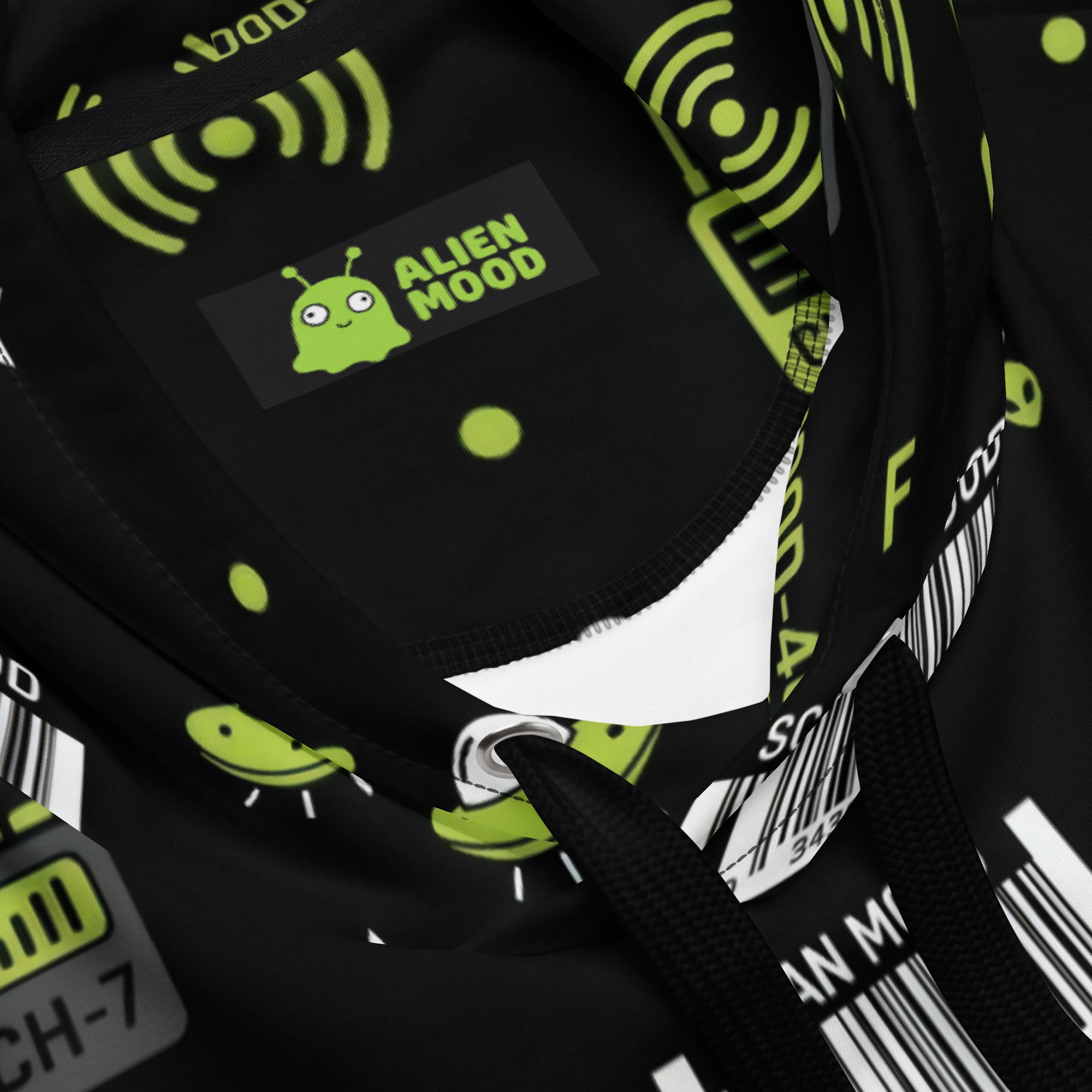 Case File All-Over Alien Hoodie