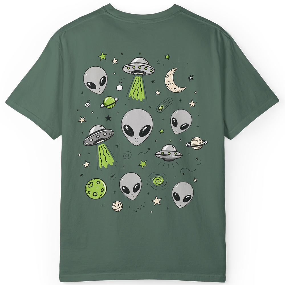 Space Doodles Alien T-shirt