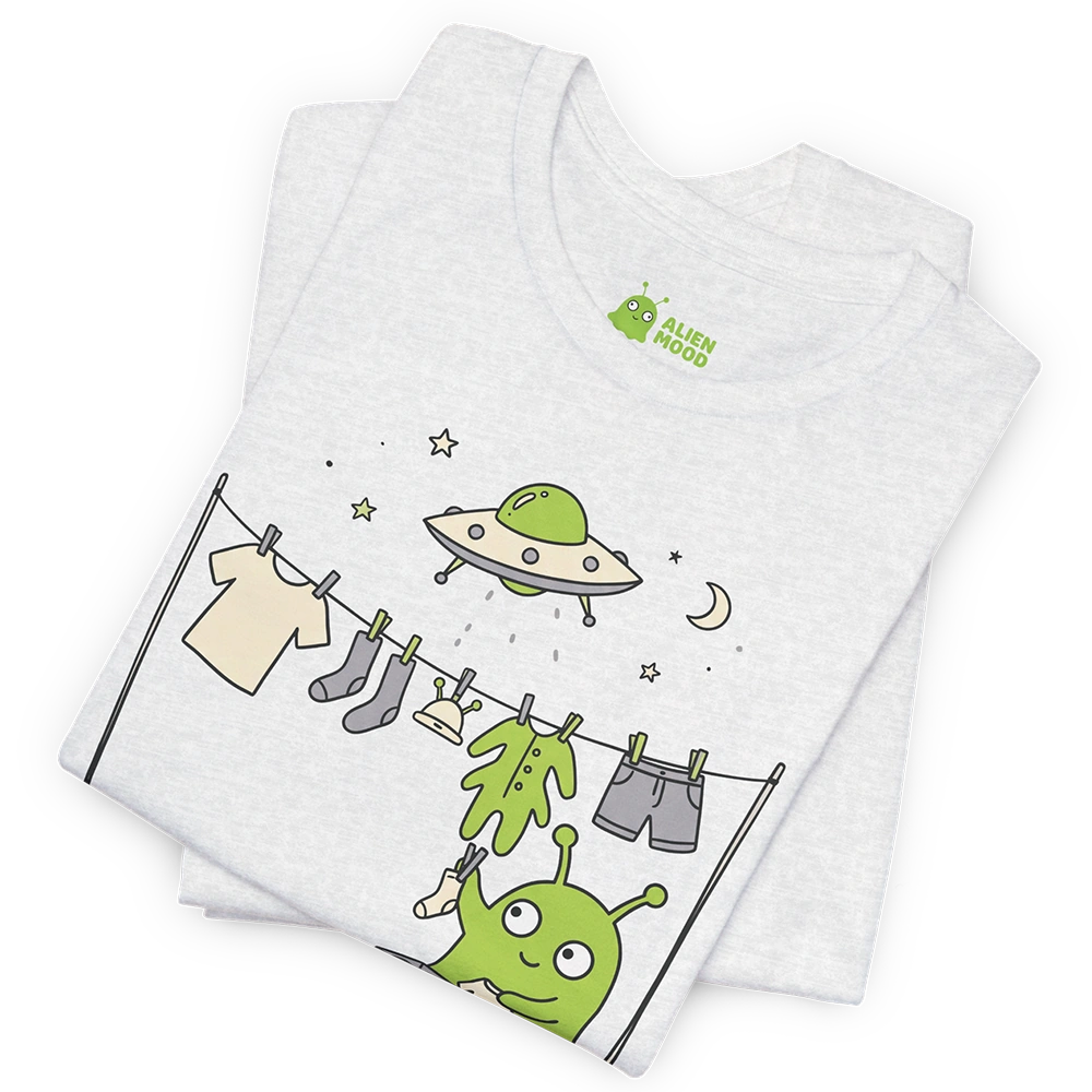 Laundry Day Alien T-shirt
