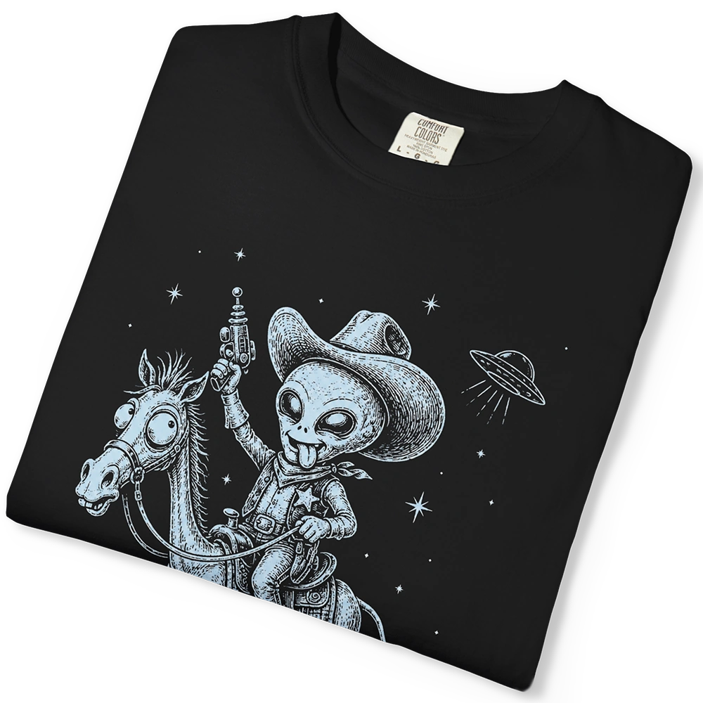 Space Cowboy Alien T-shirt