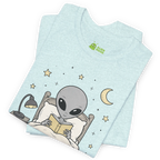 Bedtime Reading Alien T-shirt
