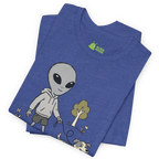 Dog Walker Alien T-shirt