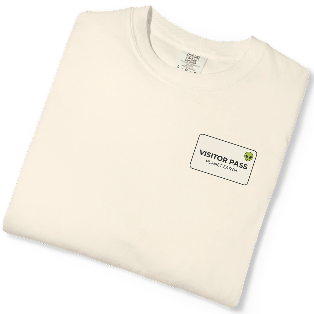 Visitor Pass Alien T-shirt