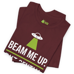 Beam Me Up Gently Alien T-shirt