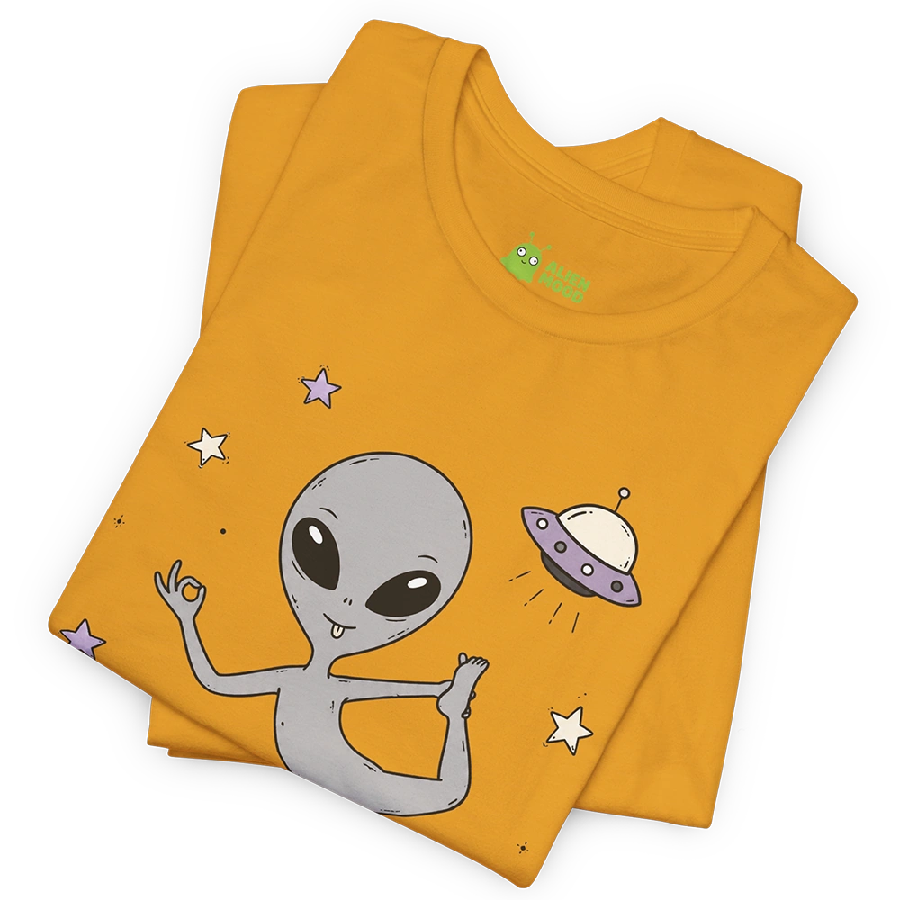 Cosmic Yoga Alien T-shirt