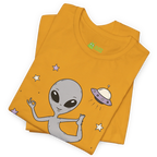 Cosmic Yoga Alien T-shirt