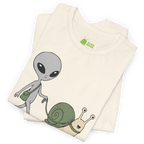Snail Walk Alien T-shirt