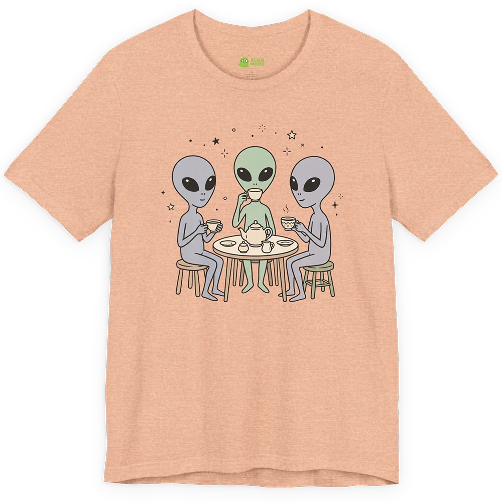 Tea Party Alien T-shirt