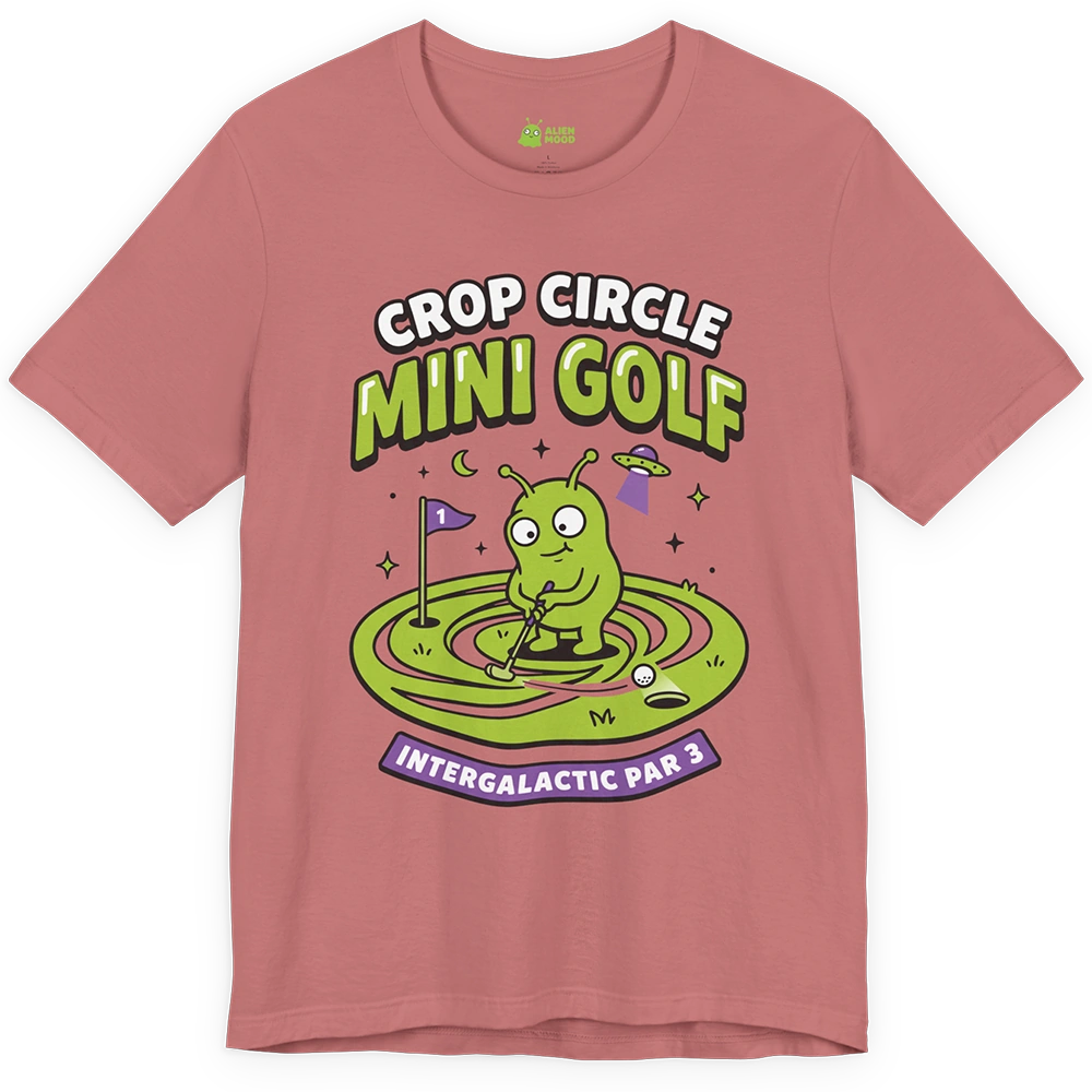 Crop Circle Mini Golf Alien T-shirt