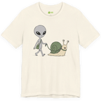 Snail Walk Alien T-shirt