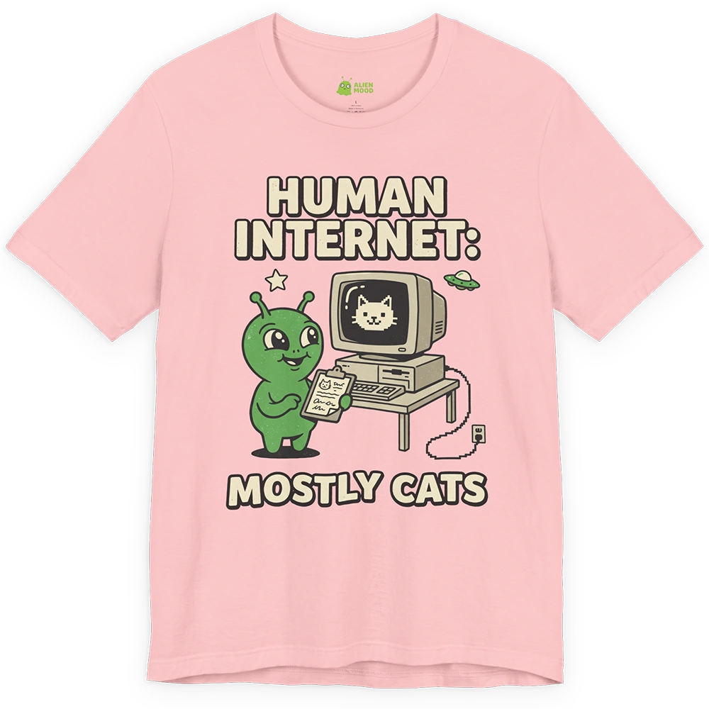 Mostly Cats Alien T-shirt