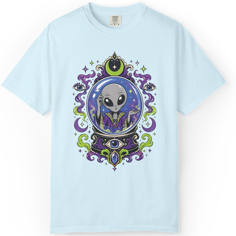 Crystal Ball Alien T-shirt