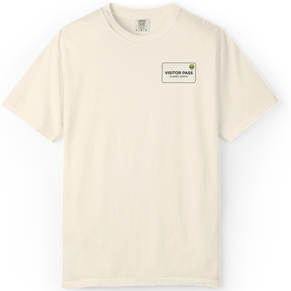 Visitor Pass Alien T-shirt