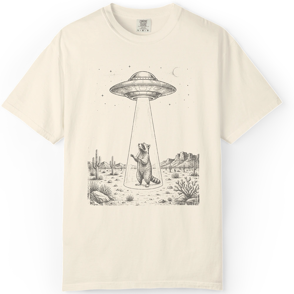 Desert Abduction Alien T-shirt
