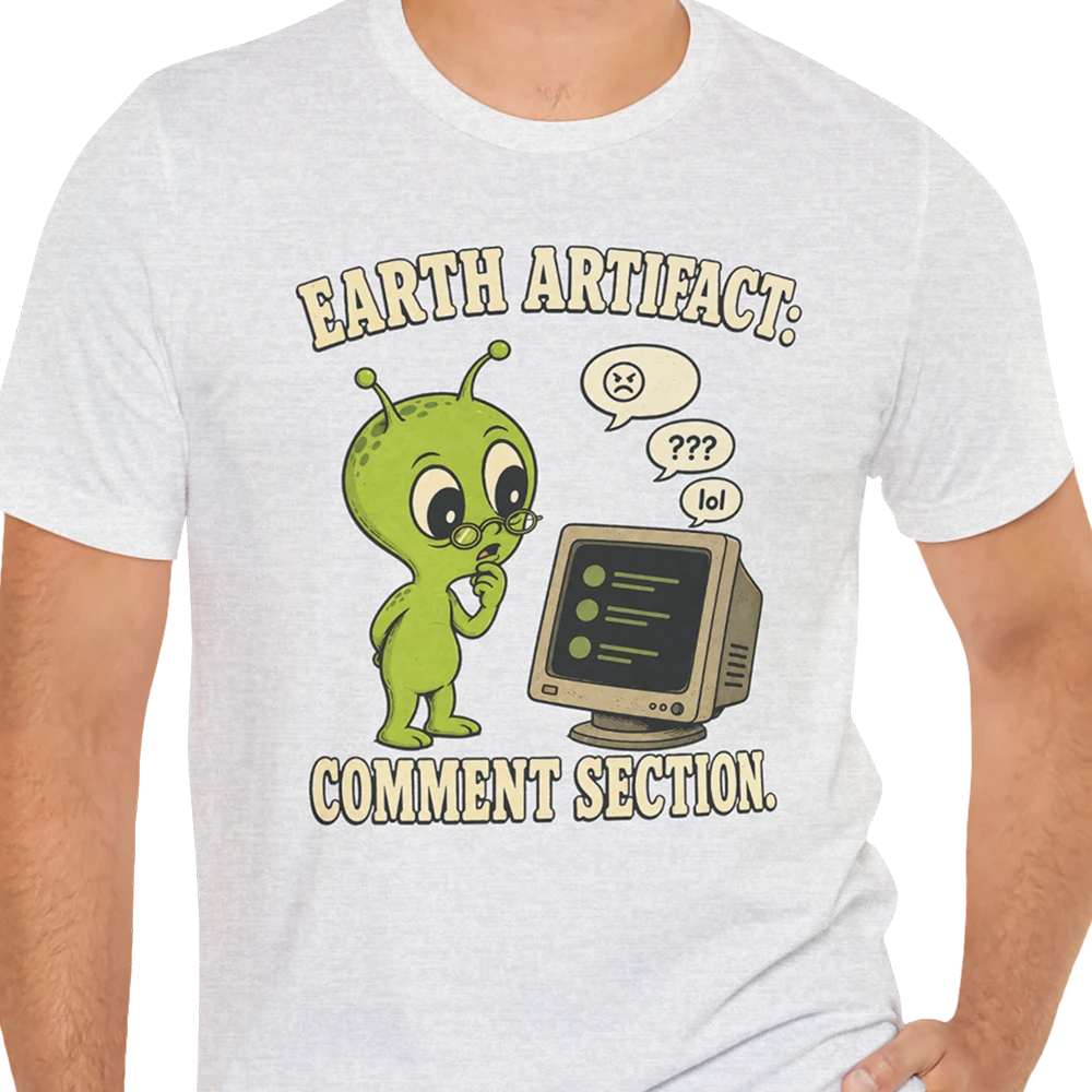 Comment Section Alien T-shirt